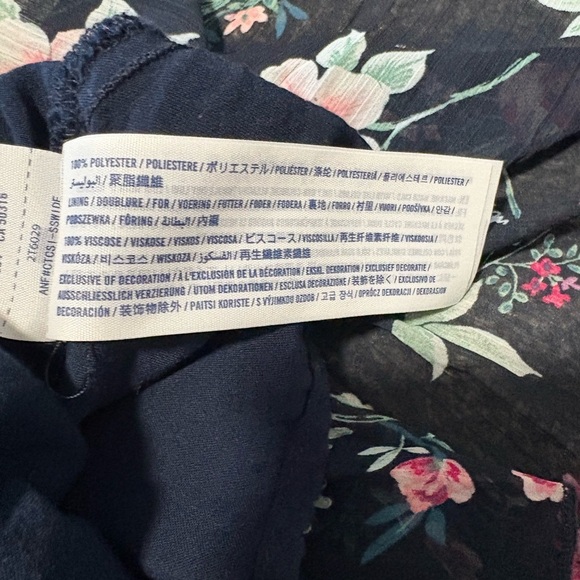 Abercrombie Kids Chiffon Floral Summer Tank Top Sleeveless Blouse Girls Sz 11/12 - Picture 10 of 10